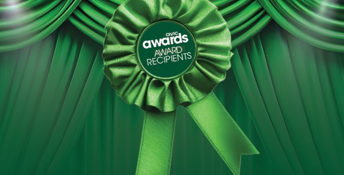 Award ribbon with the words Award Recipients